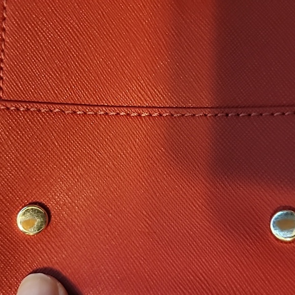 Tory Burch red Saffiano Bowling bag - Picture 9 of 9